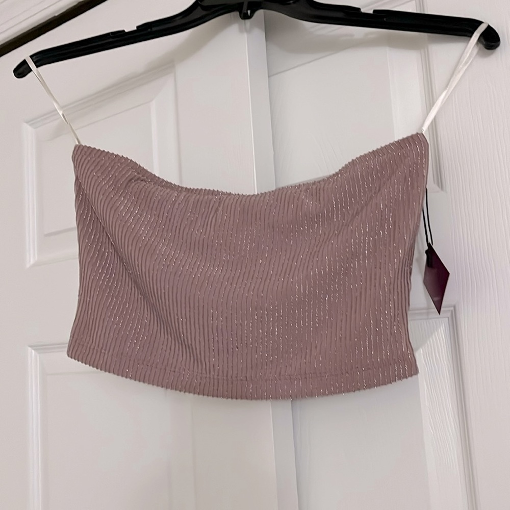 Forever 21 Shimmer Tube Top